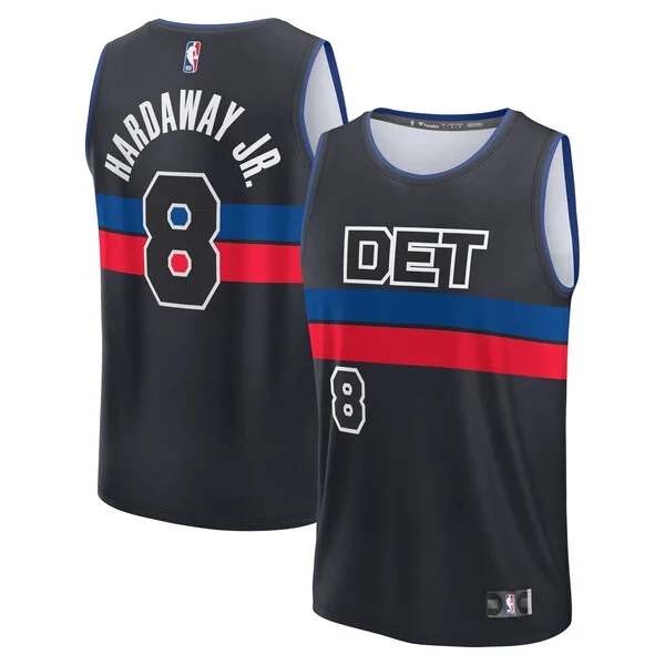Attraente Elegante Eccezionale Tim Hardaway Jr. Detroit Pistons Youth Fast Break Player Jersey Statement Edition Black