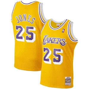 Robusto Raffinato Ed Jones Los Angeles Lakers 1994/95 Hardwood Classics Swingman Jersey Gold