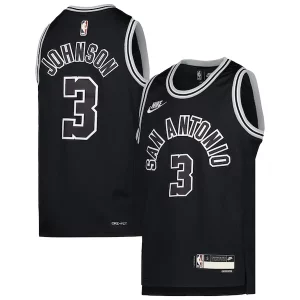 Cool Ottimo Pratico Keldon Johnson San Antonio Spurs Nike Youth 2022/23 Swingman Jersey Classic Edition Black
