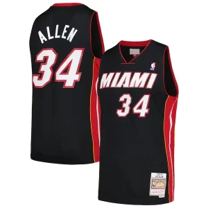 Splendido Bellissimo Ray Allen Miami Heat 2012/13 Hardwood Classics Swingman Jersey Black