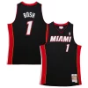 Pratico Chris Bosh Miami Heat Hardwood Classics Swingman Jersey Black