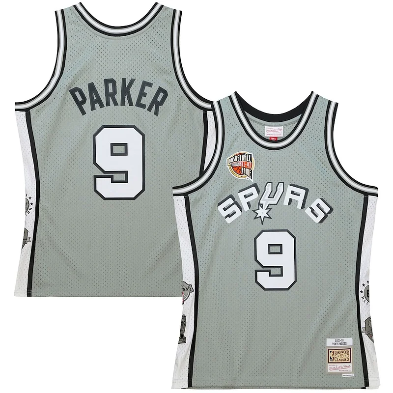 Fascinante Tony Parker San Antonio Spurs Unisex Hall of Fame Class of 2023 Throwback Swingman Jersey Gray