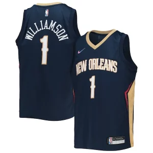 Carino Comodo Bellissimo Zion Williamson New Orleans Pelicans Nike Youth 2021/22 Diamond Swingman Jersey Icon Edition Navy