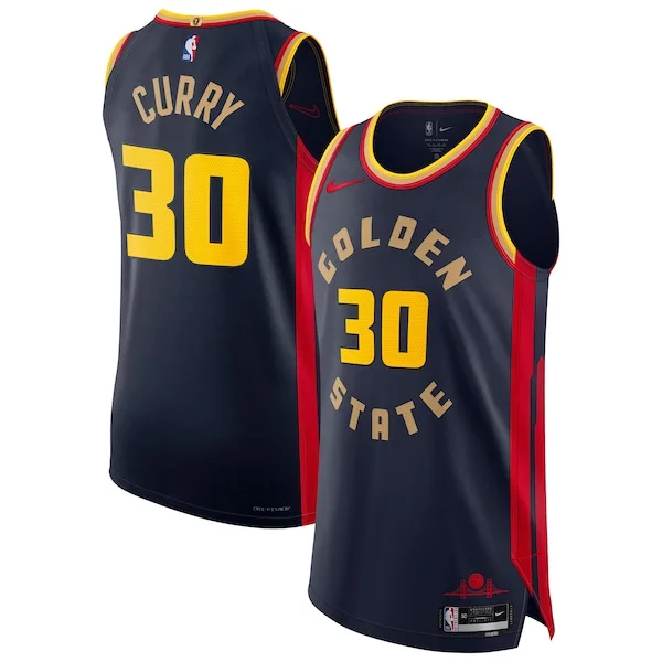 Ottimo Attraente Stephen Curry Golden State Warriors Nike 2024/25 Authentic Player Jersey City Edition Navy