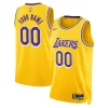 Stupendo Los Angeles Lakers Nike Unisex Swingman Custom Jersey Gold Icon Edition