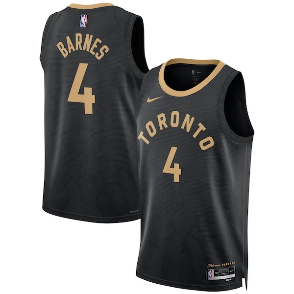 Duraturo Moderno Scottie Barnes Toronto Raptors Nike Unisex 2022/23 Swingman Jersey City Edition Black