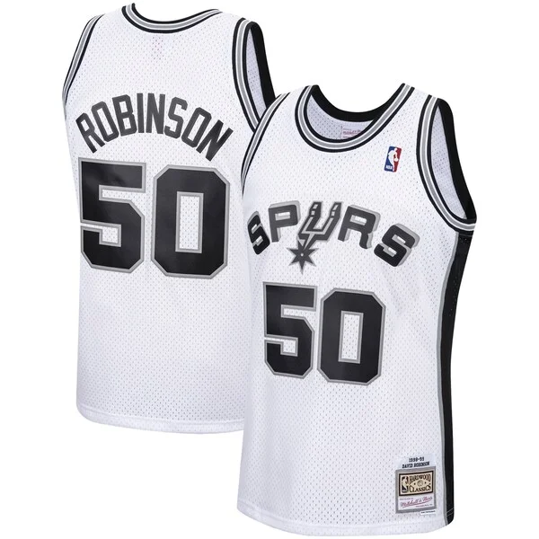 Versatile David Robinson San Antonio Spurs 1998/99 Hardwood Classics Swingman Jersey White