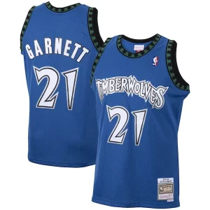 Trendy Gorgeous Fantastico Kevin Garnett Minnesota Timberwolves 2001/02 Hardwood Classics Swingman Jersey Blue