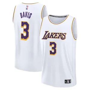 Stupendo Raffinato Bellissimo Anthony Davis Los Angeles Lakers Youth Fast Break Replica Player Jersey Association Edition White