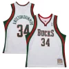 Duraturo Classico Comodo Giannis Antetokounmpo Milwaukee Bucks 2013/14 Hardwood Classics Swingman Jersey White