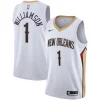 Cool Zion Williamson New Orleans Pelicans Nike 2019/2020 Swingman Jersey Association Edition White/Navy