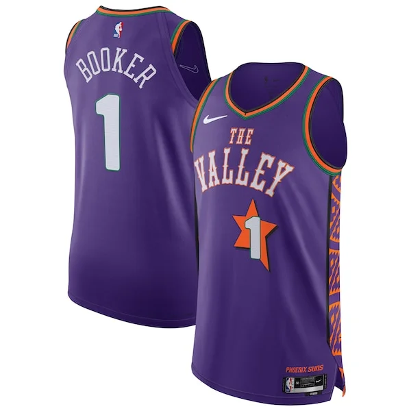 Versatile Bellissimo Eccezionale Devin Booker Phoenix Suns Nike 2024/25 Authentic Player Jersey City Edition Purple