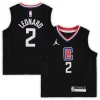 Gorgeous Eccezionale Kawhi Leonard LA Clippers Jordan Brand Preschool 2020/21 Fast Break Replica Jersey Statement Edition Black