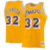 Meraviglioso Delizioso Lussuoso Magic Johnson Los Angeles Lakers 1984/85 Hardwood Classics Swingman Jersey Gold/Purple