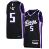 Raffinato Moderno Eccezionale De'Aaron Fox Sacramento Kings Nike Youth Swingman Jersey Icon Edition Purple