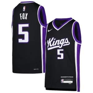Raffinato Moderno Eccezionale De'Aaron Fox Sacramento Kings Nike Youth Swingman Jersey Icon Edition Purple