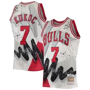Raffinato Comodo Toni Kukoc Chicago Bulls Hardwood Classics 1995/96 Hyper Hoops Swingman Jersey White
