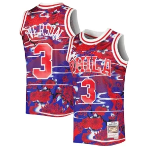 Prestigioso Comodo Resistente Allen Iverson Philadelphia 76ers 1996/97 Hardwood Classics Lunar New Year Swingman Jersey Red