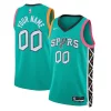 Robusto Resistente Magnifico San Antonio Spurs Nike Unisex 2022/23 2022/23 Swingman Custom Jersey City Edition Turquoise
