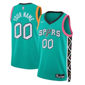 Robusto Resistente Magnifico San Antonio Spurs Nike Unisex 2022/23 2022/23 Swingman Custom Jersey City Edition Turquoise