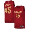 Cool Donovan Mitchell Cleveland Cavaliers Nike Swingman Player Jersey Icon Edition Wine