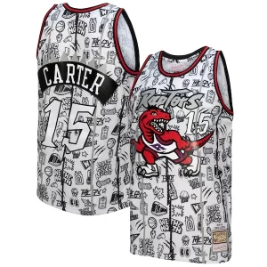 Trendy Vince Carter Toronto Raptors 1998/99 Swingman Jersey White