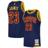 Splendido Comodo Bellissimo LeBron James Cleveland Cavaliers 2015/16 Hardwood Classics Authentic Jersey Navy