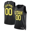 Prestigioso Utah Jazz Jordan Brand Unisex 2022/23 Swingman Custom Jersey Statement Edition Black