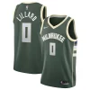Incantevole Damian Lillard Milwaukee Bucks Nike Unisex Swingman Player Jersey Icon Edition Hunter Green
