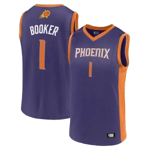 Sofisticato Delizioso Classico Men's Devin Booker Purple Phoenix Suns Player Jersey