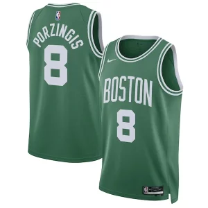 Classico Accattivante Kristaps Porzingis Boston Celtics Nike Unisex Swingman Jersey Icon Edition Kelly Green
