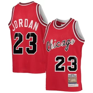 Eccezionale Lussuoso Carino Youth Chicago Bulls Michael Jordan Red 1984/85 Hardwood Classics Authentic Jersey