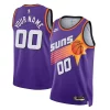 Pratico Lussuoso Duraturo Phoenix Suns Nike Unisex 2022/23 Custom Swingman Jersey Classic Edition Purple