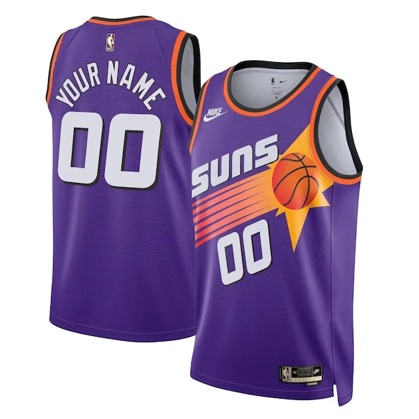 Pratico Lussuoso Duraturo Phoenix Suns Nike Unisex 2022/23 Custom Swingman Jersey Classic Edition Purple