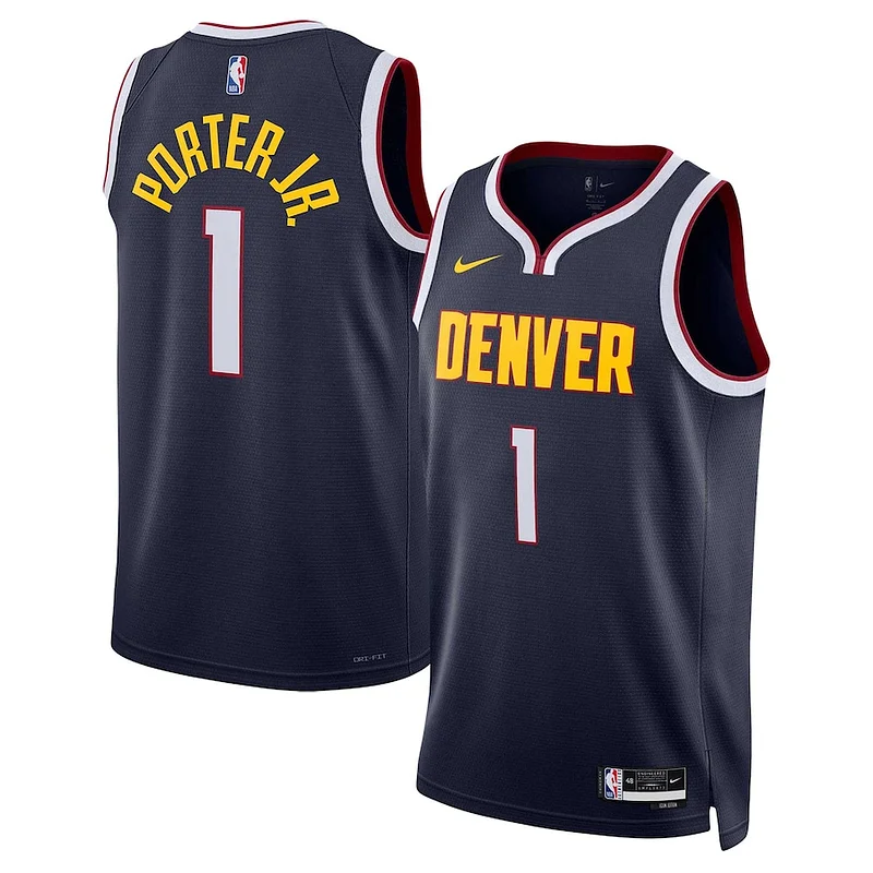 Carino Michael Porter Jr. Denver Nuggets Nike Unisex Swingman Jersey Association Edition Navy