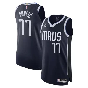 Attraente Resistente Gorgeous Luka Dončić Dallas Mavericks Jordan Brand Authentic Player Jersey Statement Edition Navy