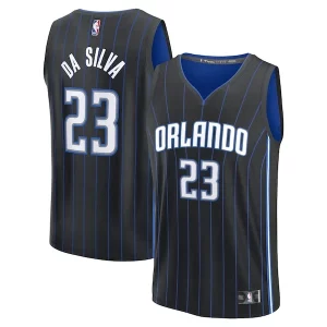 Raffinato Resistente Tristan da Silva Orlando Magic Youth 2024 NBA Draft Fast Break Player Jersey Icon Edition Black