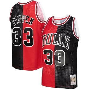 Splendido Scottie Pippen Chicago Bulls Big & Tall Hardwood Classics 1997/98 Split Swingman Jersey Red/Black