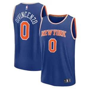 Eccezionale Bellissimo Pratico Donte DiVincenzo New York Knicks Fast Break Replica Player Jersey Icon Edition Royal