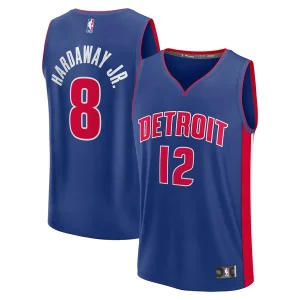 Trendy Eccezionale Ottimo Tim Hardaway Jr. Detroit Pistons Fast Break Replica Player Jersey Icon Edition Blue