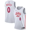 Delizioso Tyrese Maxey Philadelphia 76ers Nike Unisex 2022/23 Swingman Jersey City Edition White