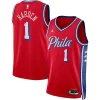 Lussuoso Accattivante James Harden Philadelphia 76ers Jordan Brand Unisex Swingman Jersey Statement Edition Red