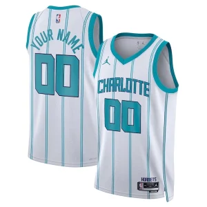 Sofisticato Charlotte Hornets Jordan Brand Unisex Swingman Custom Jersey White Association Edition