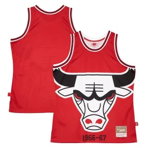 Cool Accattivante Chicago Bulls Hardwood Classics Blown Out Fashion Jersey Red