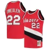 Eccezionale Bellissimo Magnifico Clyde Drexler Portland Trail Blazers 1983/84 Hardwood Classics Swingman Jersey Red