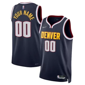 Delizioso Elegante Robusto Denver Nuggets Nike 2021/22 Diamond Swingman Custom Jersey Icon Edition Navy