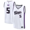 Classico Lussuoso Duraturo De'Aaron Fox Sacramento Kings Fast Break Replica Player Jersey Association Edition White