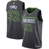 Cool Incantevole Karl Anthony Towns Minnesota Timberwolves Jordan Brand Unisex Swingman Jersey Statement Edition Charcoal