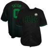 Magnifico Jayson Tatum Boston Celtics Profile Big & Tall Name & Number Button Up Jersey Black