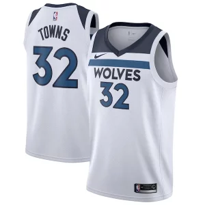 Duraturo Comodo Versatile Karl Anthony Towns Minnesota Timberwolves Nike Swingman Jersey White Association Edition